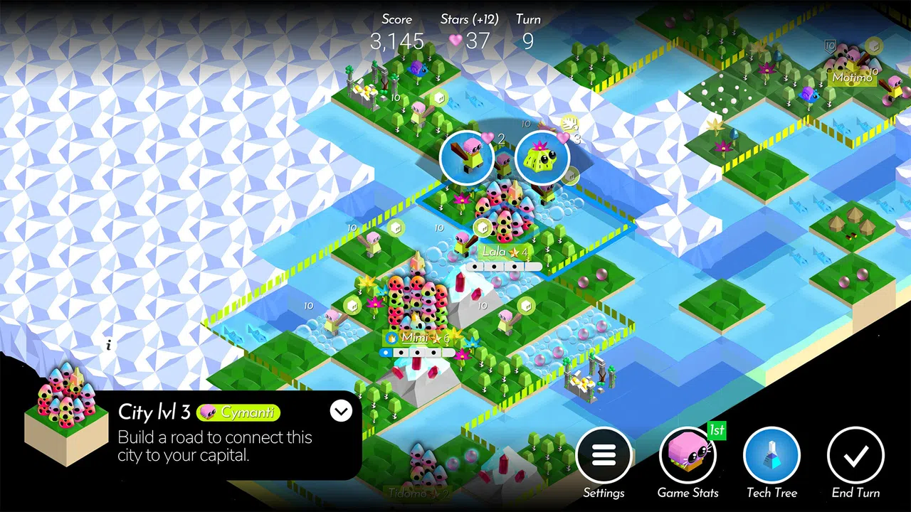 The Battle of Polytopia - New Dawn Skin (for the Cymanti tribe) Screenshot 7