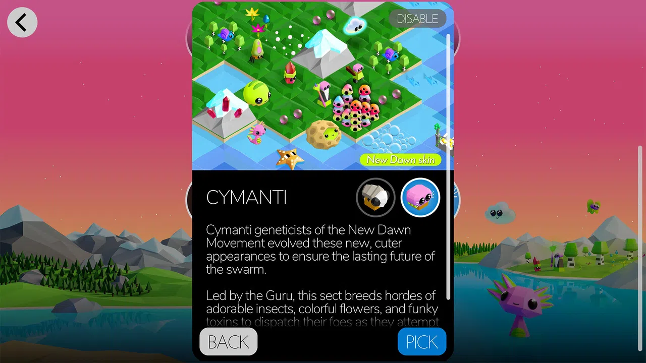 The Battle of Polytopia - New Dawn Skin (for the Cymanti tribe) Screenshot 6