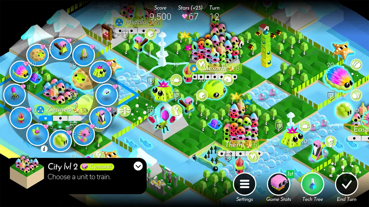 The Battle of Polytopia - New Dawn Skin (for the Cymanti tribe) Screenshot 3