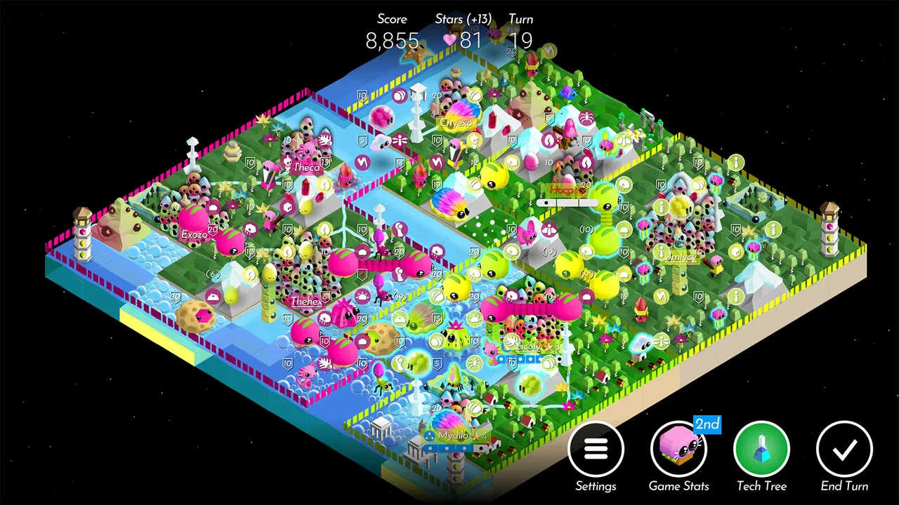 The Battle of Polytopia - New Dawn Skin (for the Cymanti tribe) Screenshot 0