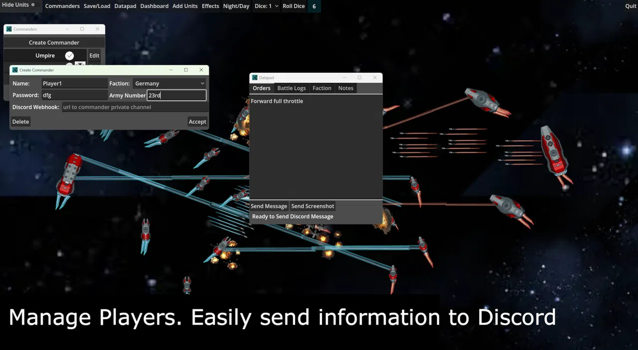 Kriegspiel Manager Screenshot 2