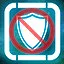 No shield icon
