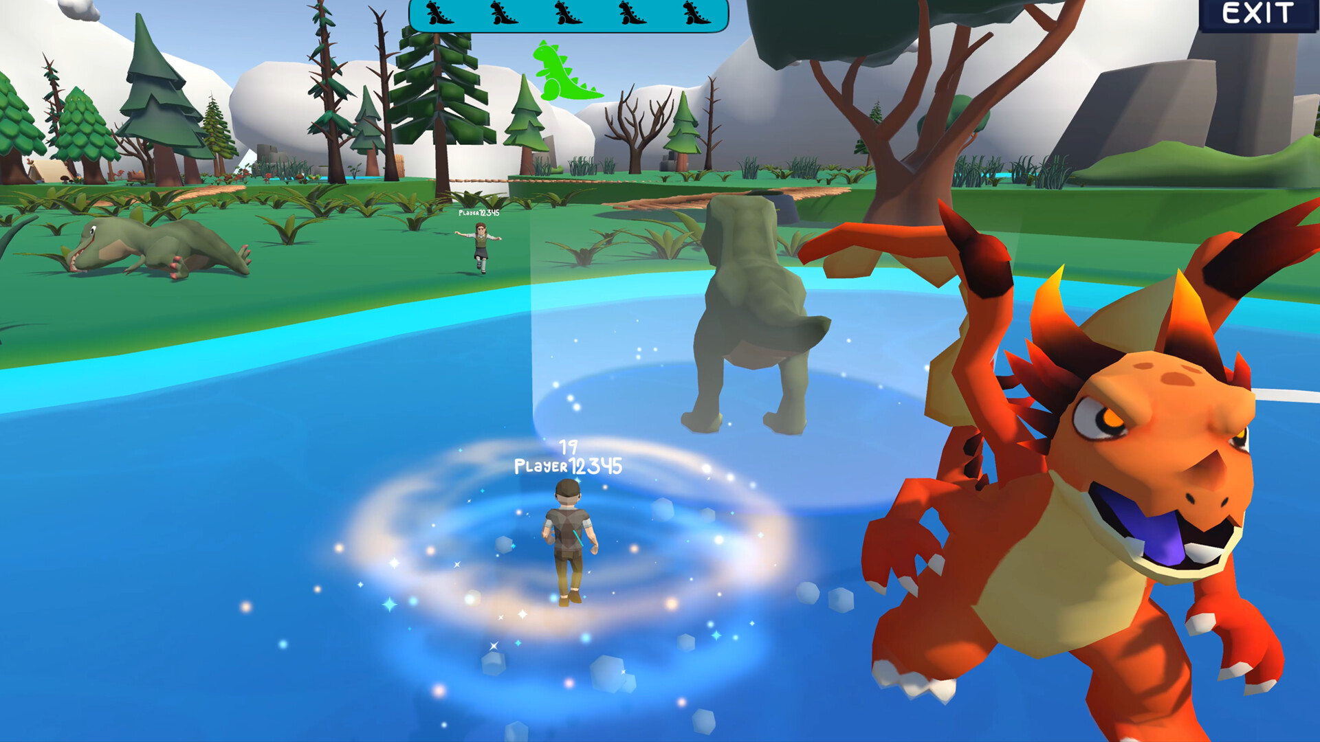 Dino Kick Party Screenshot 2