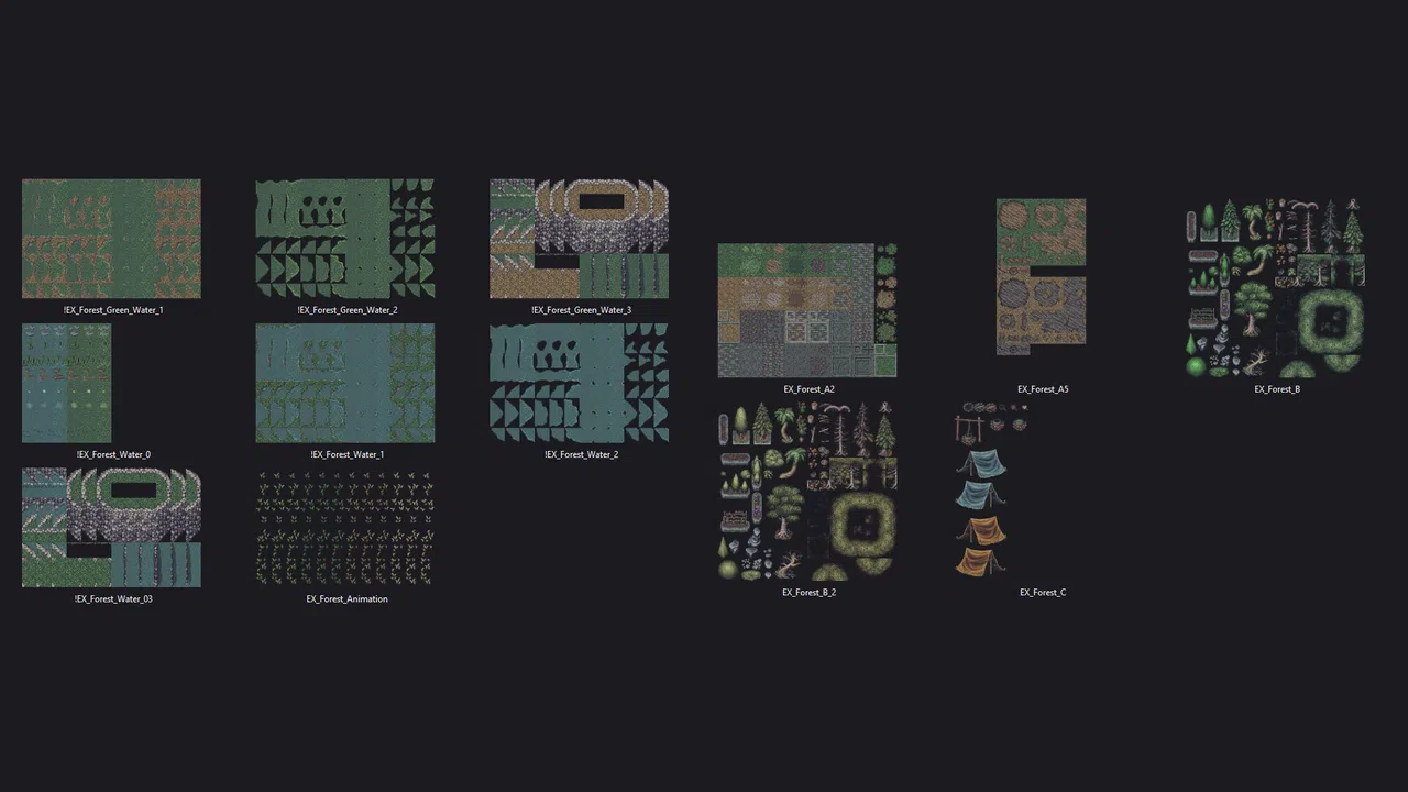 RPG Maker MZ - EX Graphic Forest Expansion Screenshot 2