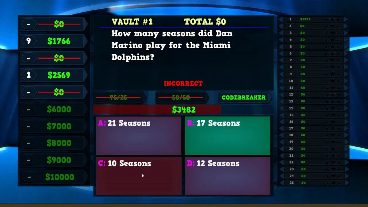 Trivia Vault Football Trivia Screenshot 1