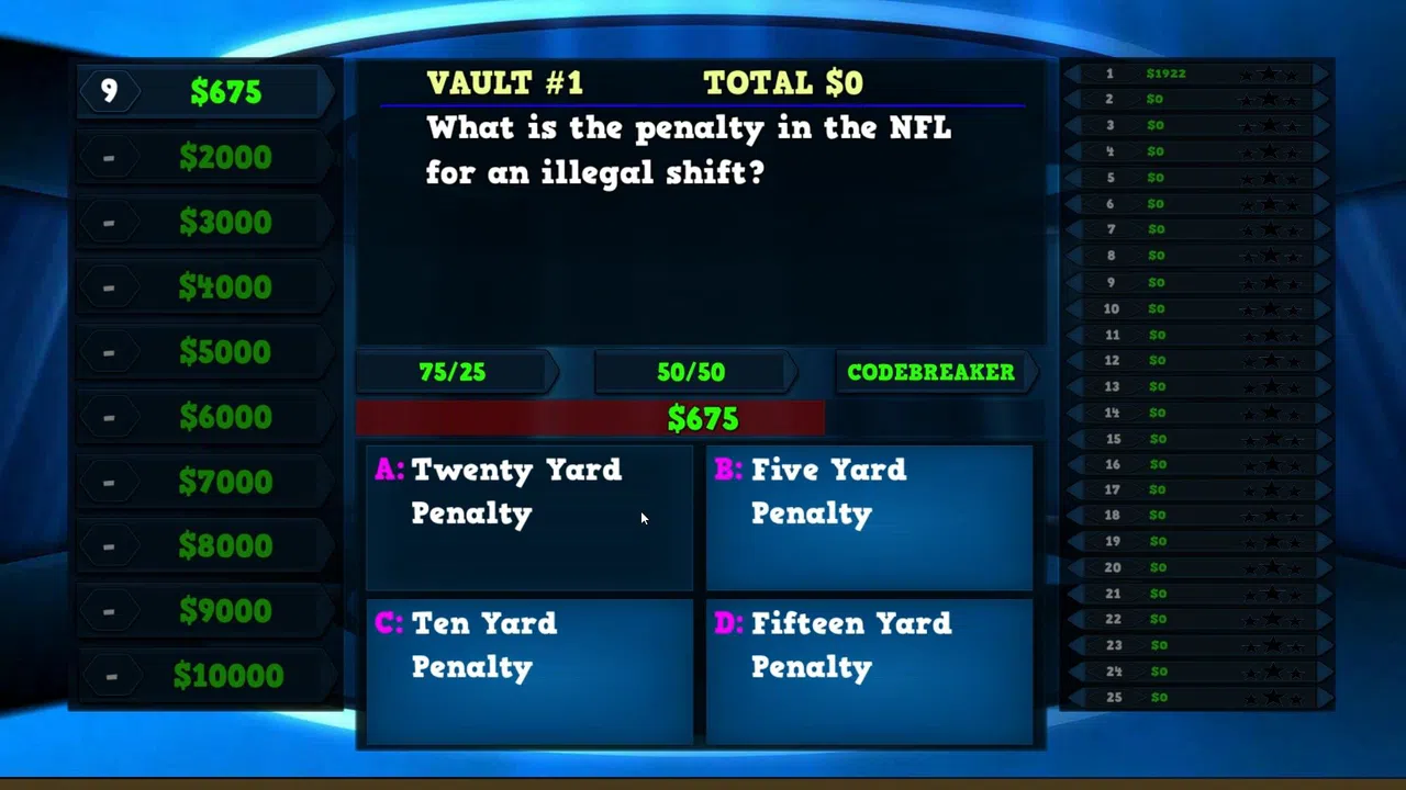 Trivia Vault Football Trivia Screenshot 0