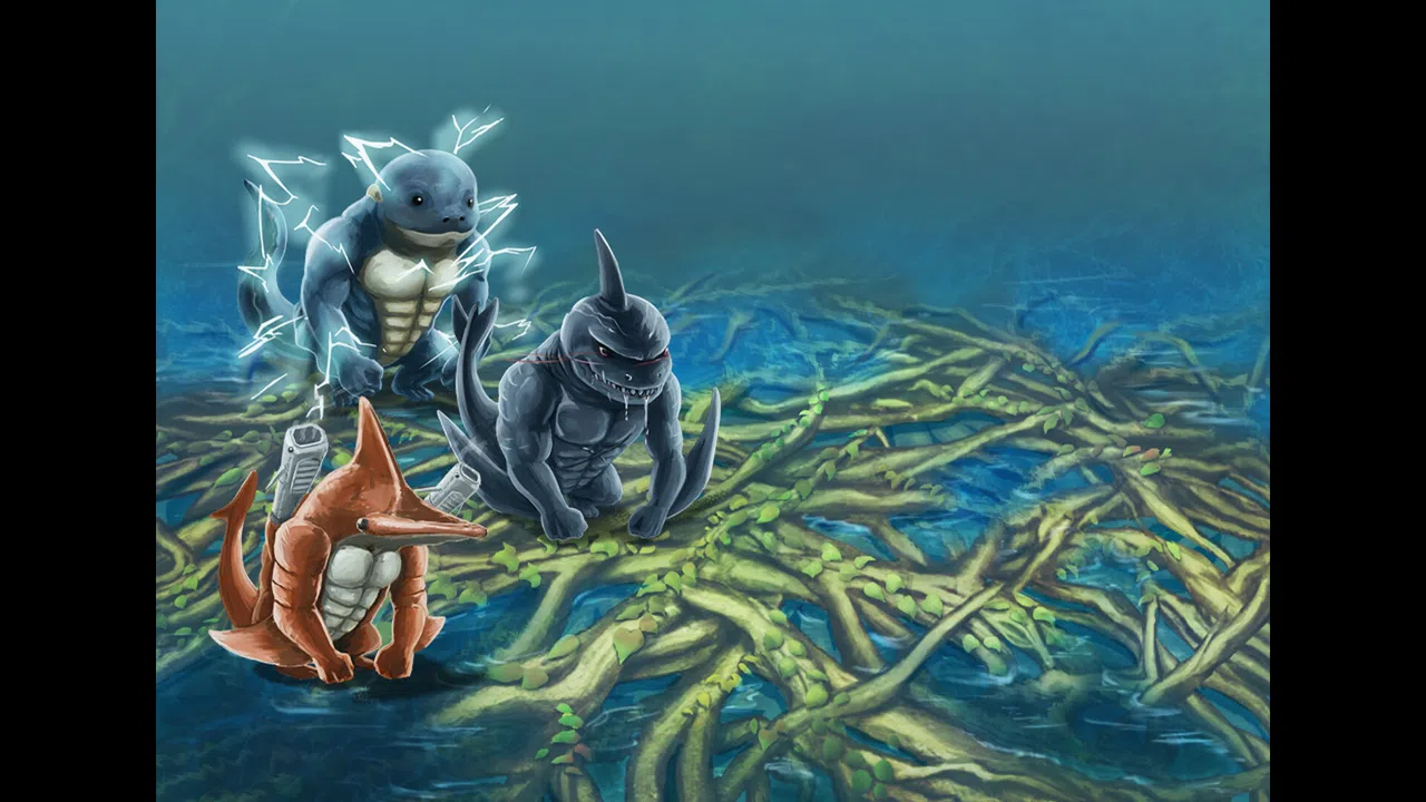 RPG Maker MZ - 2Way-type Enemy Pack Vol2 Ocean Screenshot 6