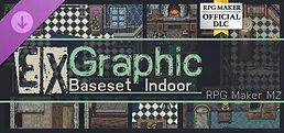 RPG Maker MZ - EX Graphic Base Set Indoor
