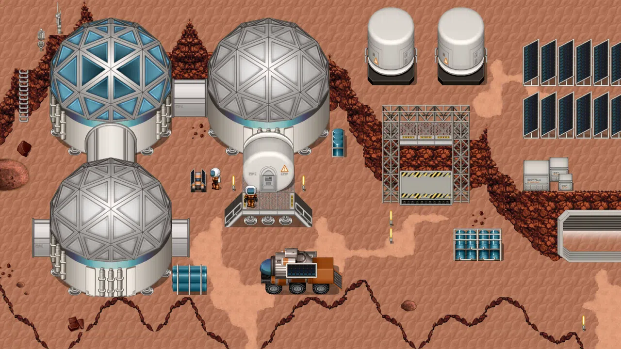 RPG Maker MZ - KR Mars Colony Tileset Screenshot 1
