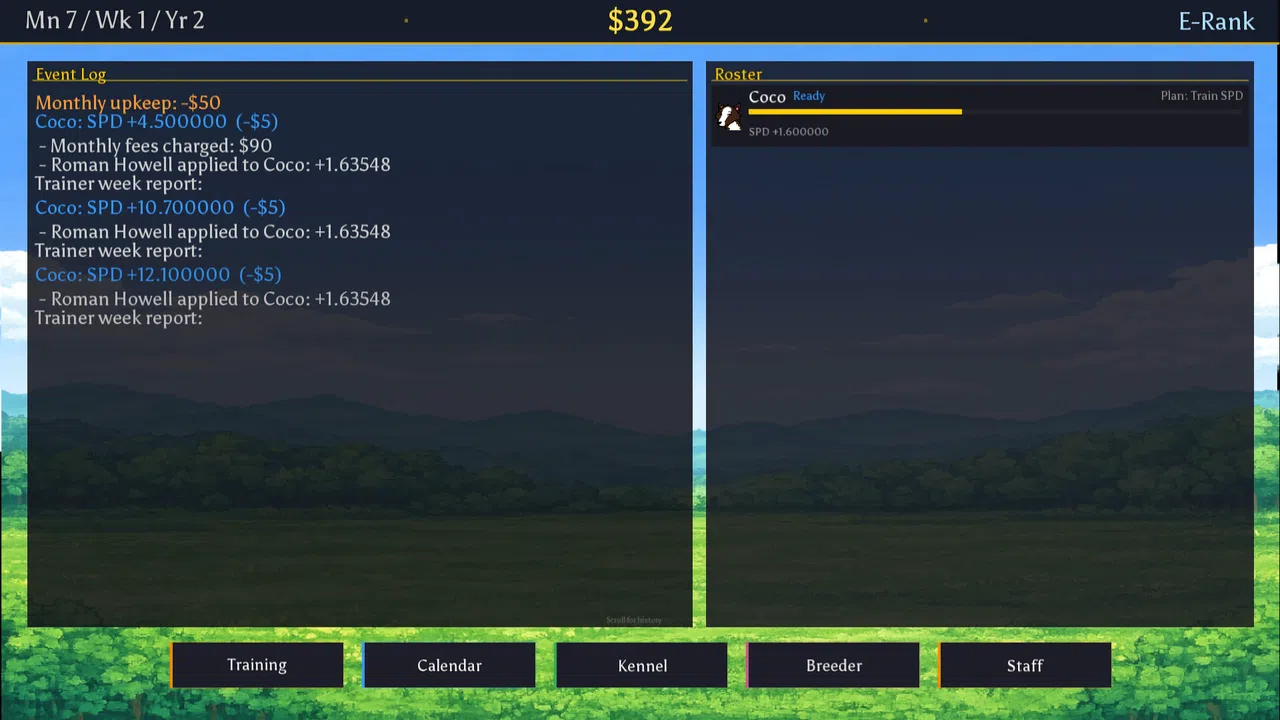 Canine Derby Manager Demo Screenshot 0