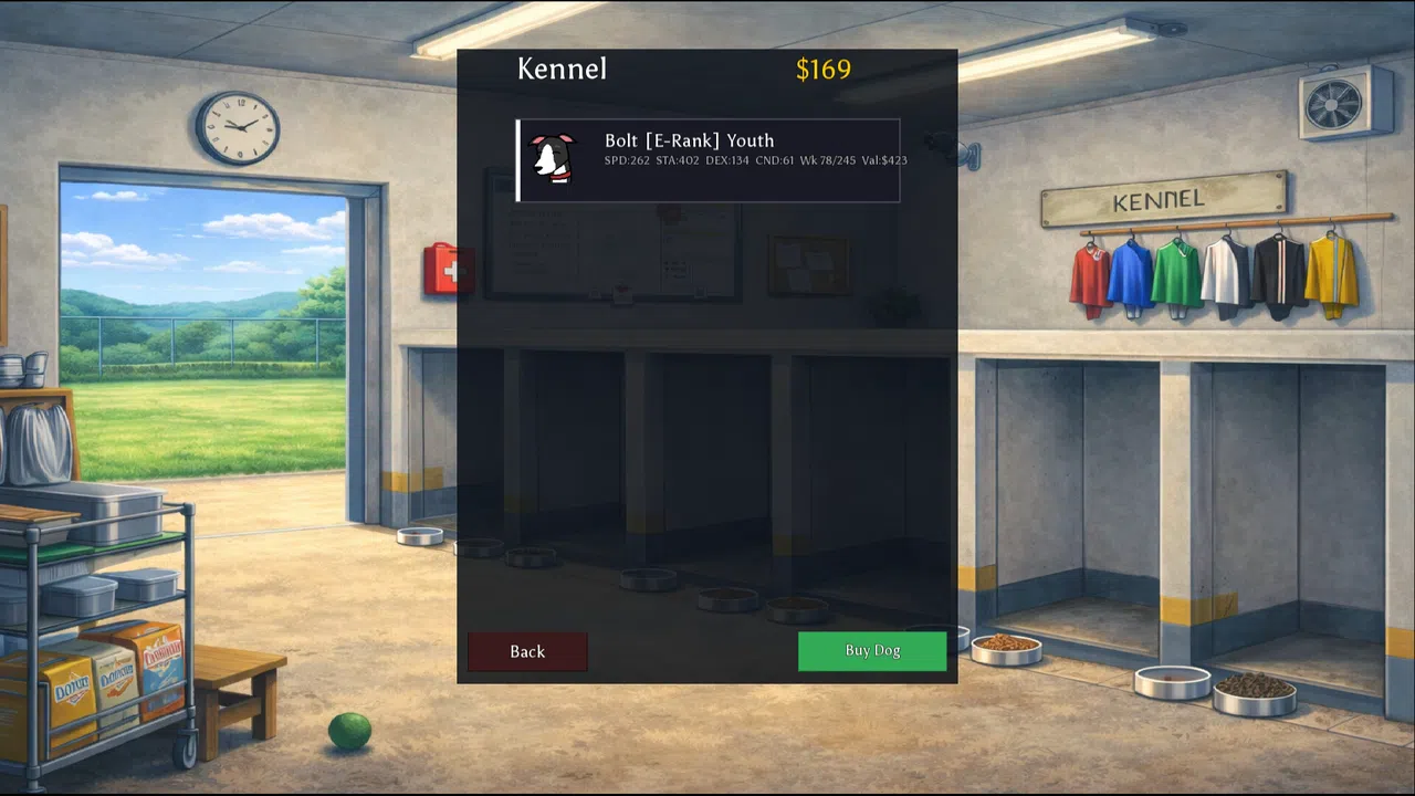 Canine Derby Manager Demo Screenshot 5