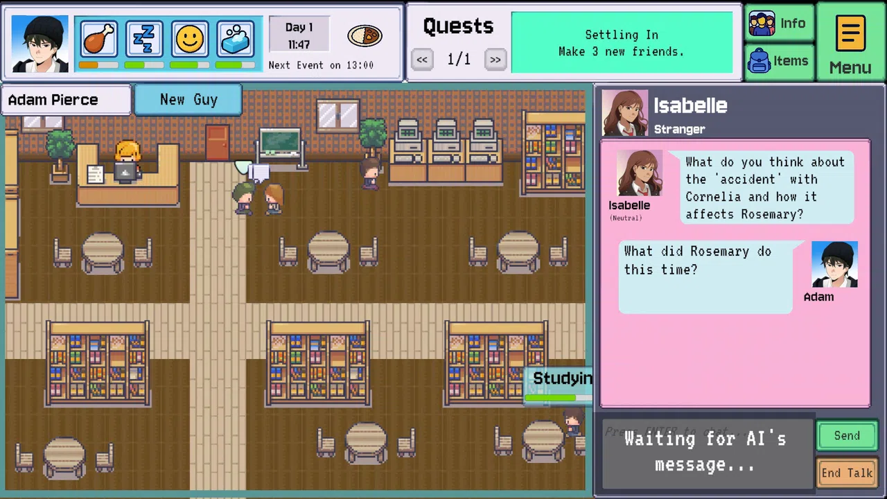 AI School Simulator Screenshot 5