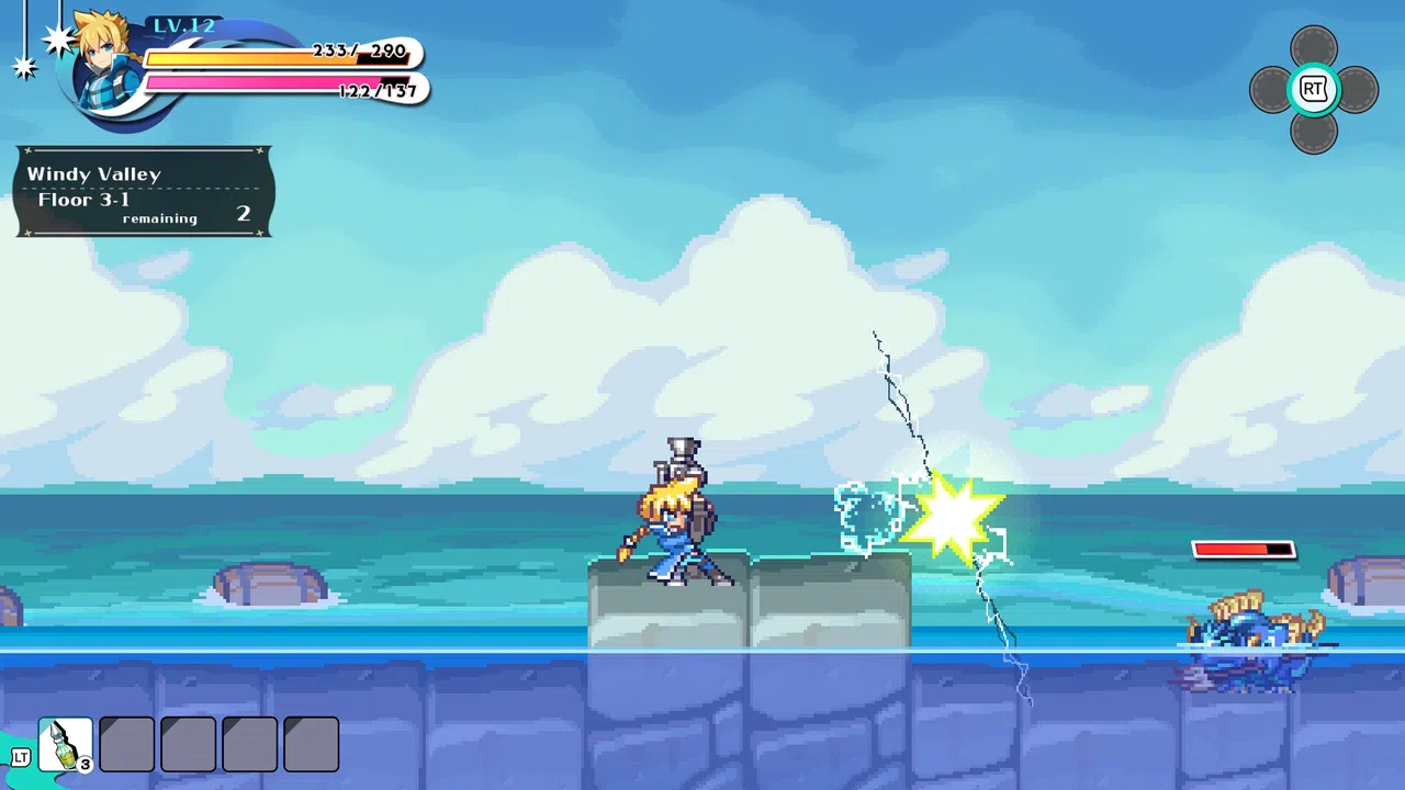 Kingdom's Return - "Azure Striker Gunvolt" Crossover Character Skin Screenshot 1