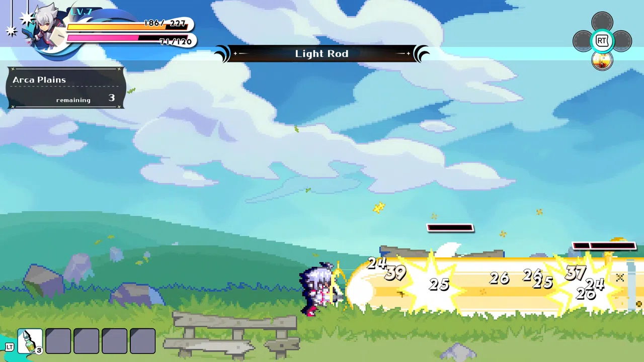 Kingdom's Return - "Azure Striker Gunvolt" Crossover Character Skin Screenshot 3