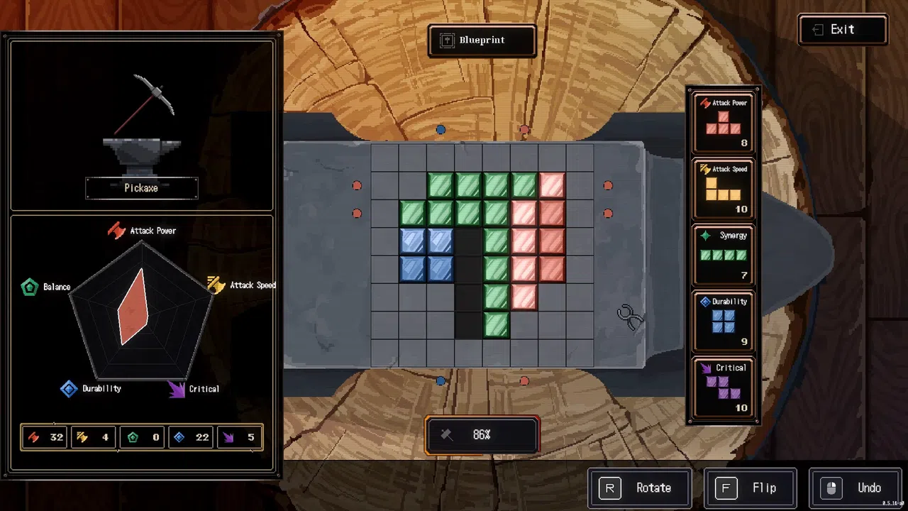 Tokatonton: One-Armed Blacksmith Demo Screenshot 1