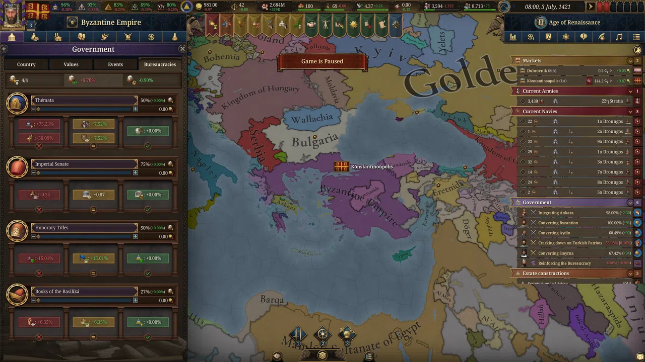 Europa Universalis V: Fate of the Phoenix Screenshot 3