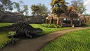 Lawn Mowing Simulator - Dino Safari Screenshot 2