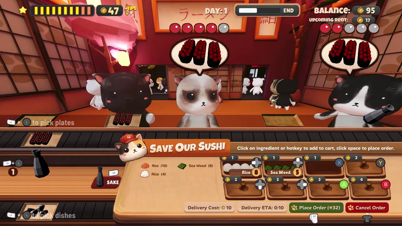 Cats and Sushi Screenshot 1