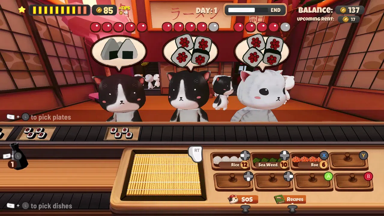 Cats and Sushi Screenshot 0