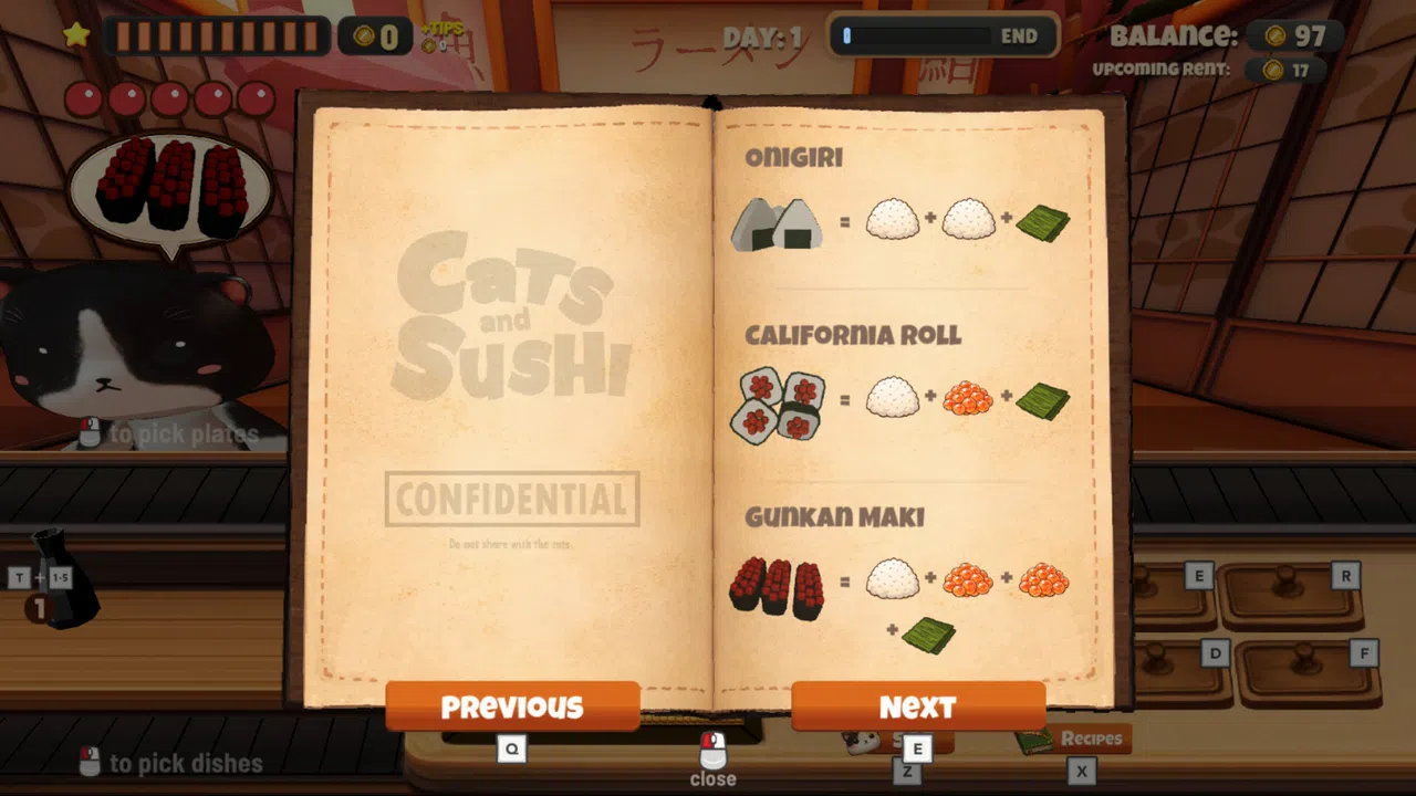 Cats and Sushi Screenshot 2