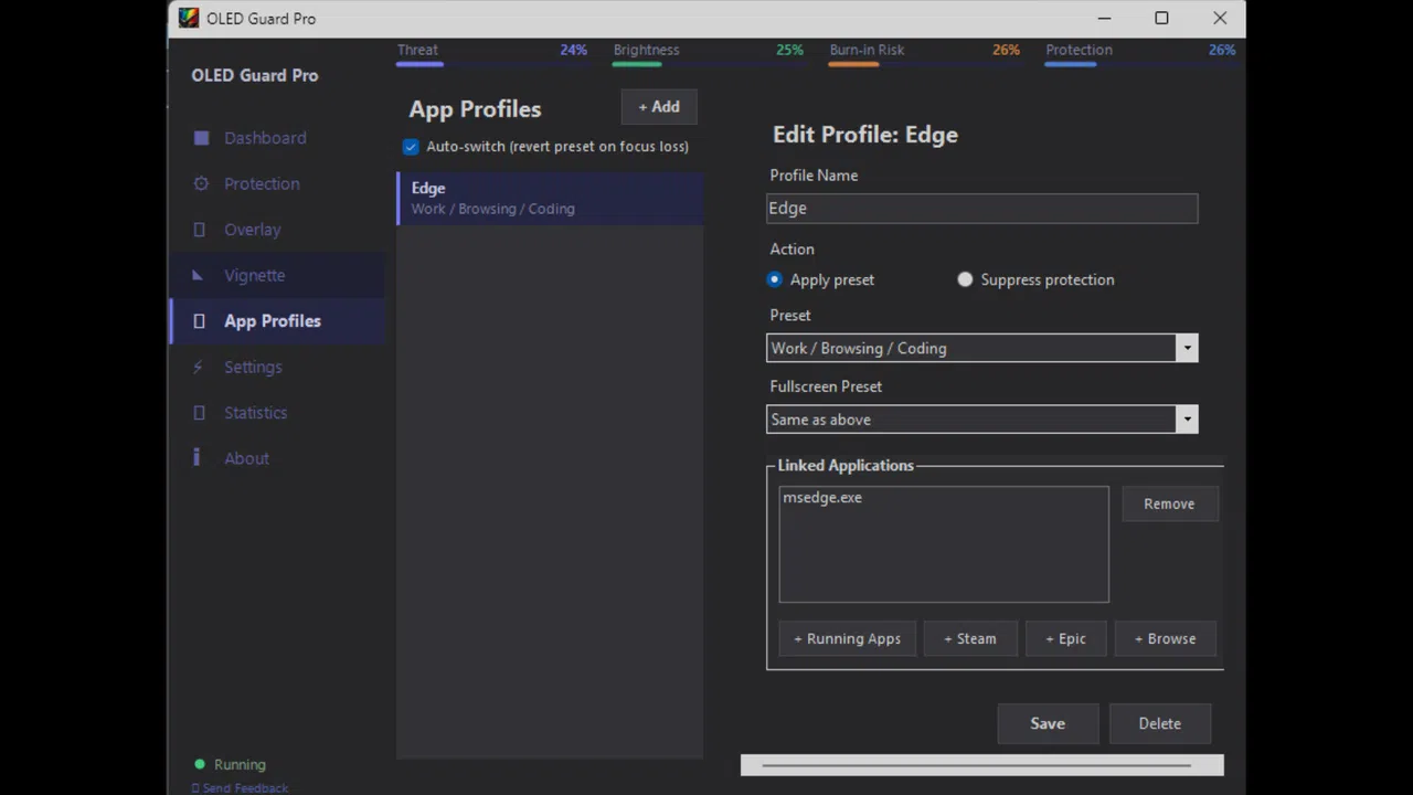OLED Guard Pro Screenshot 4