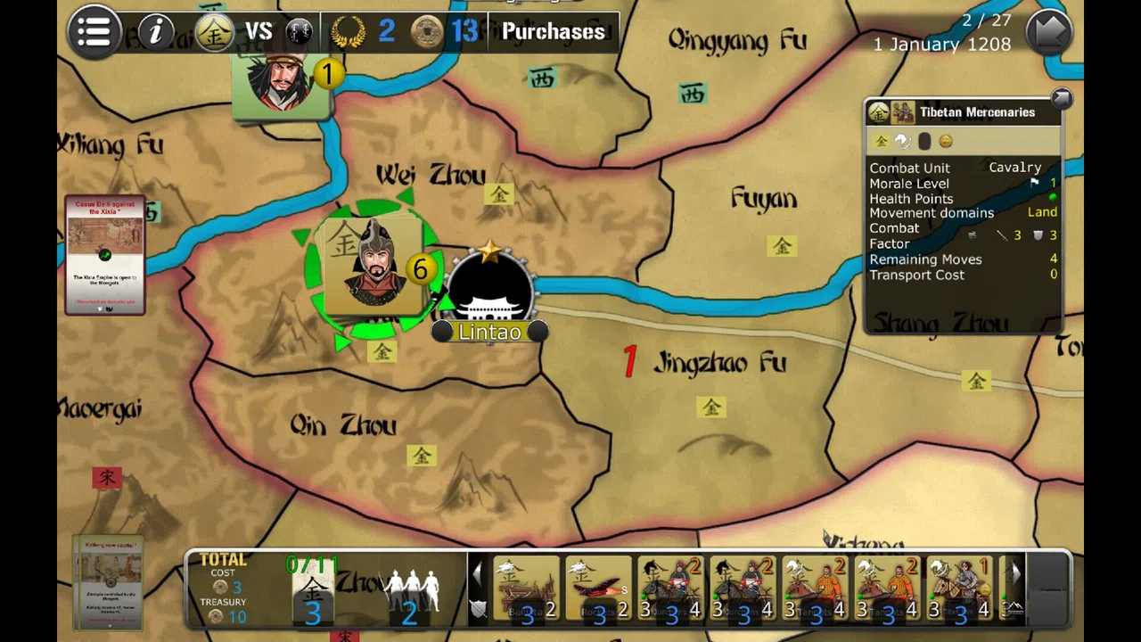 Wars Across the World: Genghis 1207 Screenshot 7