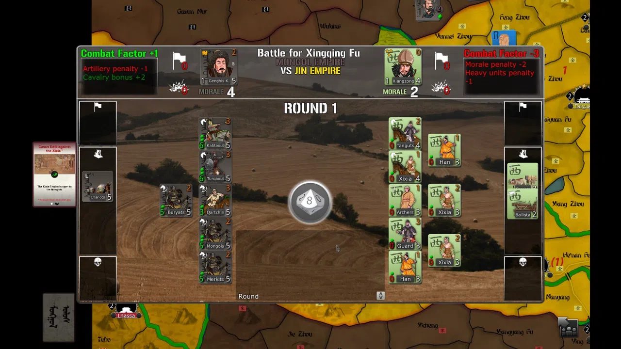 Wars Across the World: Genghis 1207 Screenshot 1