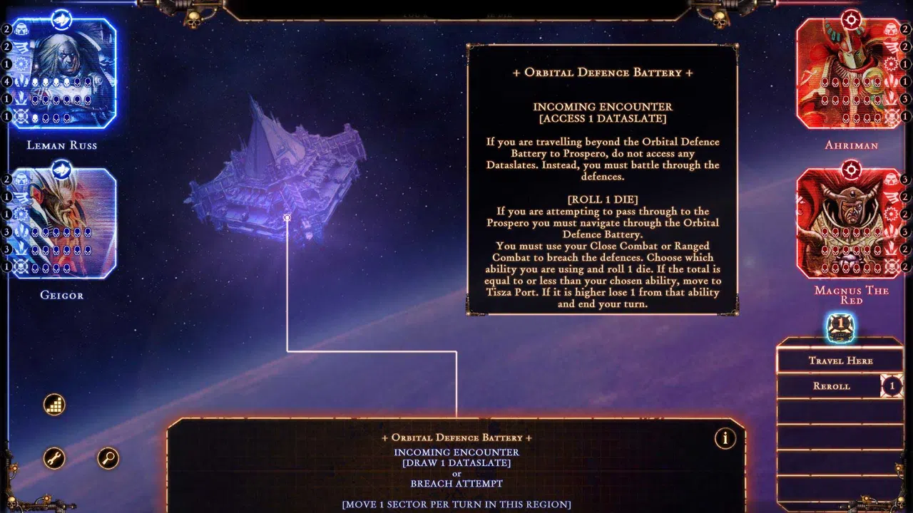 Talisman: The Horus Heresy - Prospero Screenshot 0