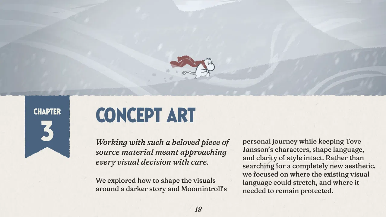 Moomintroll: Winter's Warmth - Digital Artbook Screenshot 4
