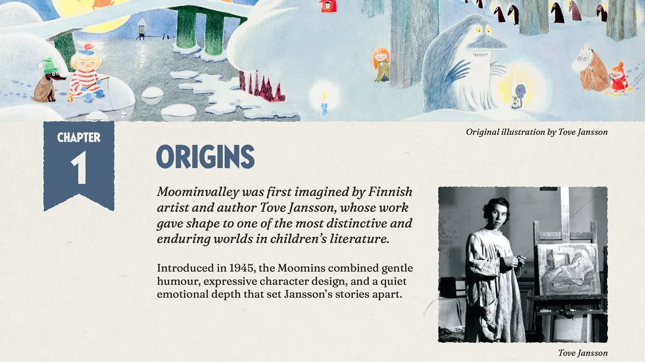 Moomintroll: Winter's Warmth - Digital Artbook Screenshot 2