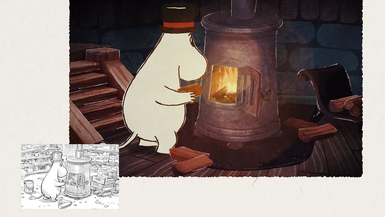 Moomintroll: Winter's Warmth - Digital Artbook Screenshot 3