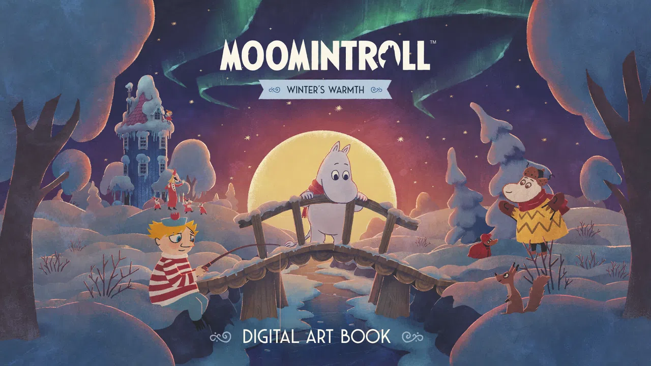 Moomintroll: Winter's Warmth - Digital Artbook Screenshot 1