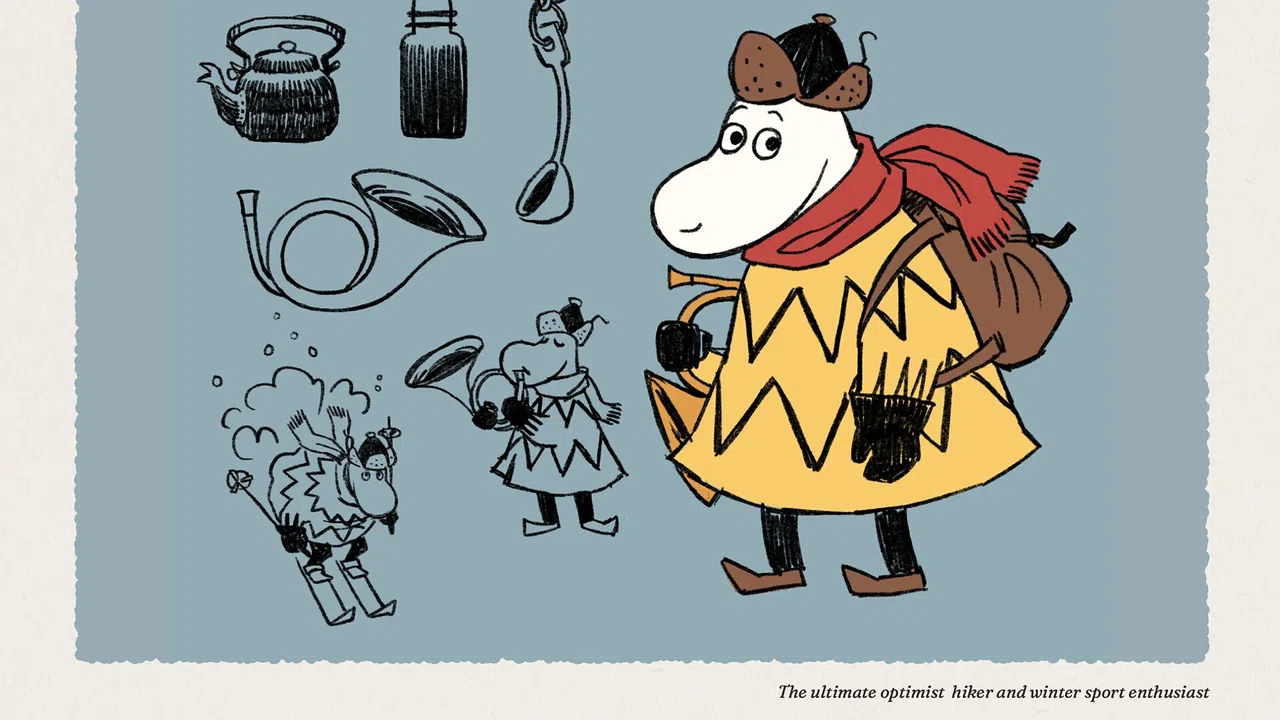 Moomintroll: Winter's Warmth - Digital Artbook Screenshot 5