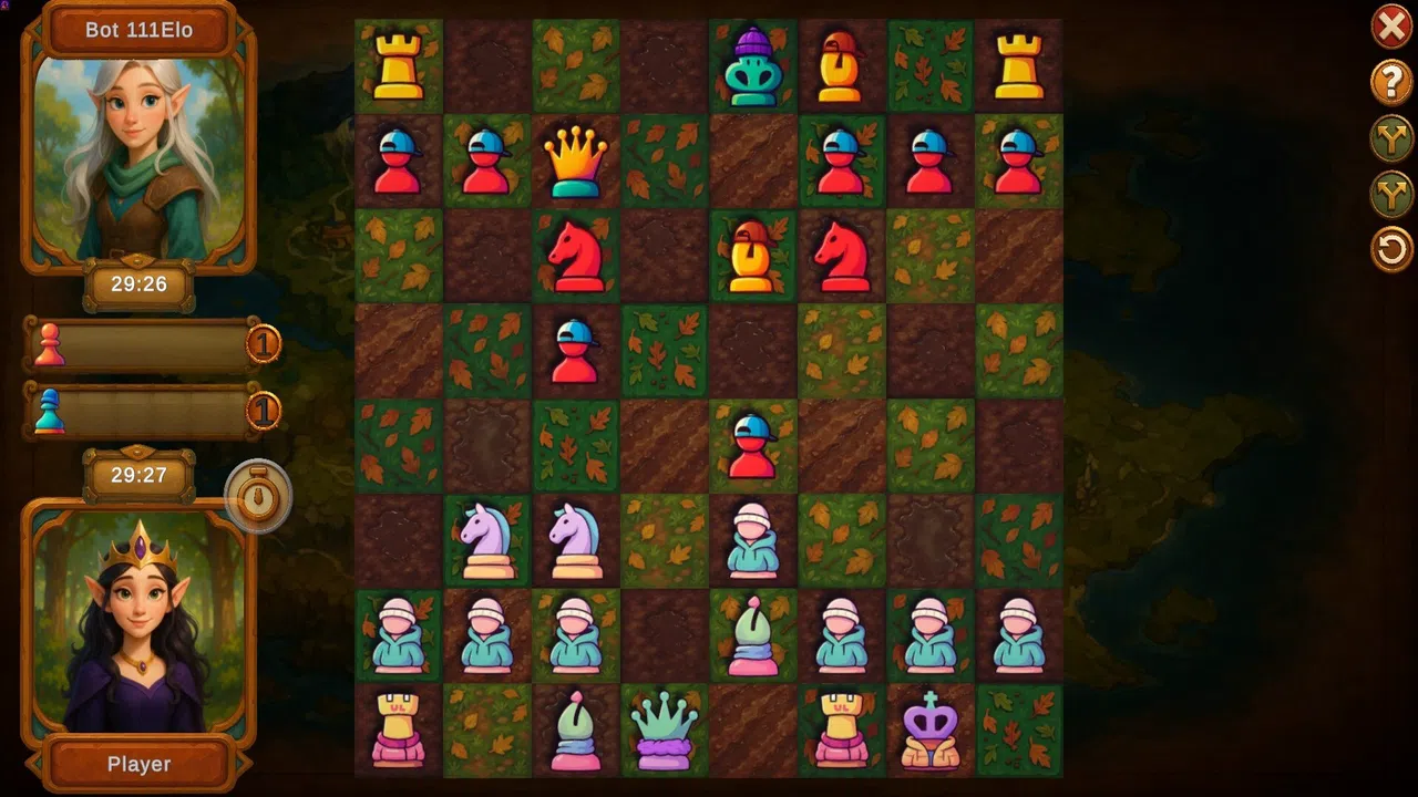 Choc Tactic 4 Chess Master - Cow Opening Screenshot 8