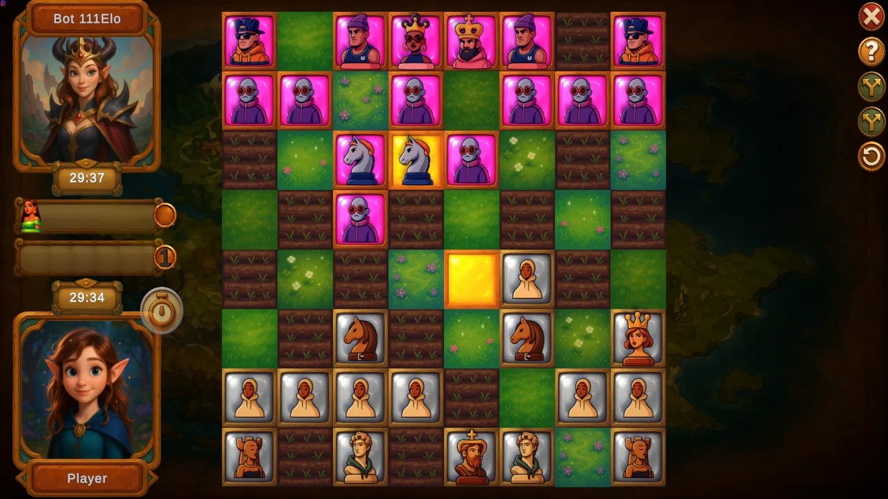 Choc Tactic 4 Chess Master - Cow Opening Screenshot 17