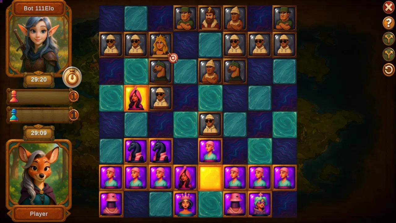 Choc Tactic 4 Chess Master - Cow Opening Screenshot 7