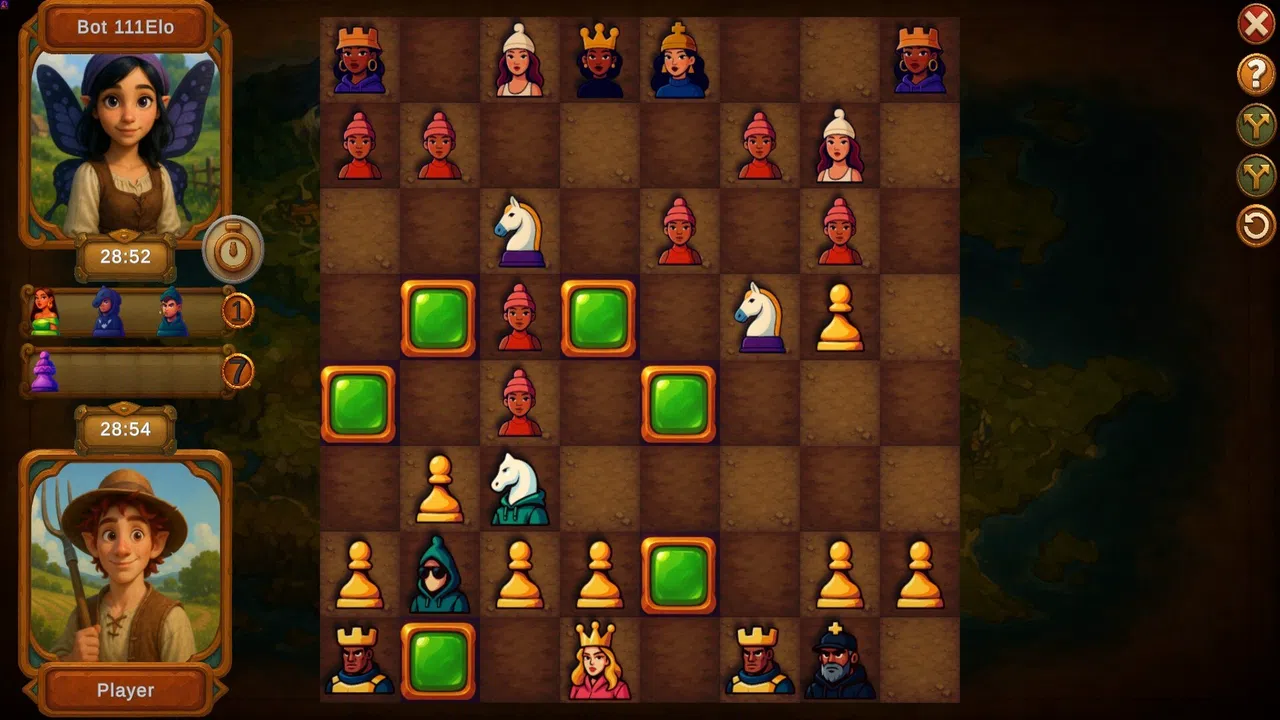 Choc Tactic 4 Chess Master - Cow Opening Screenshot 13
