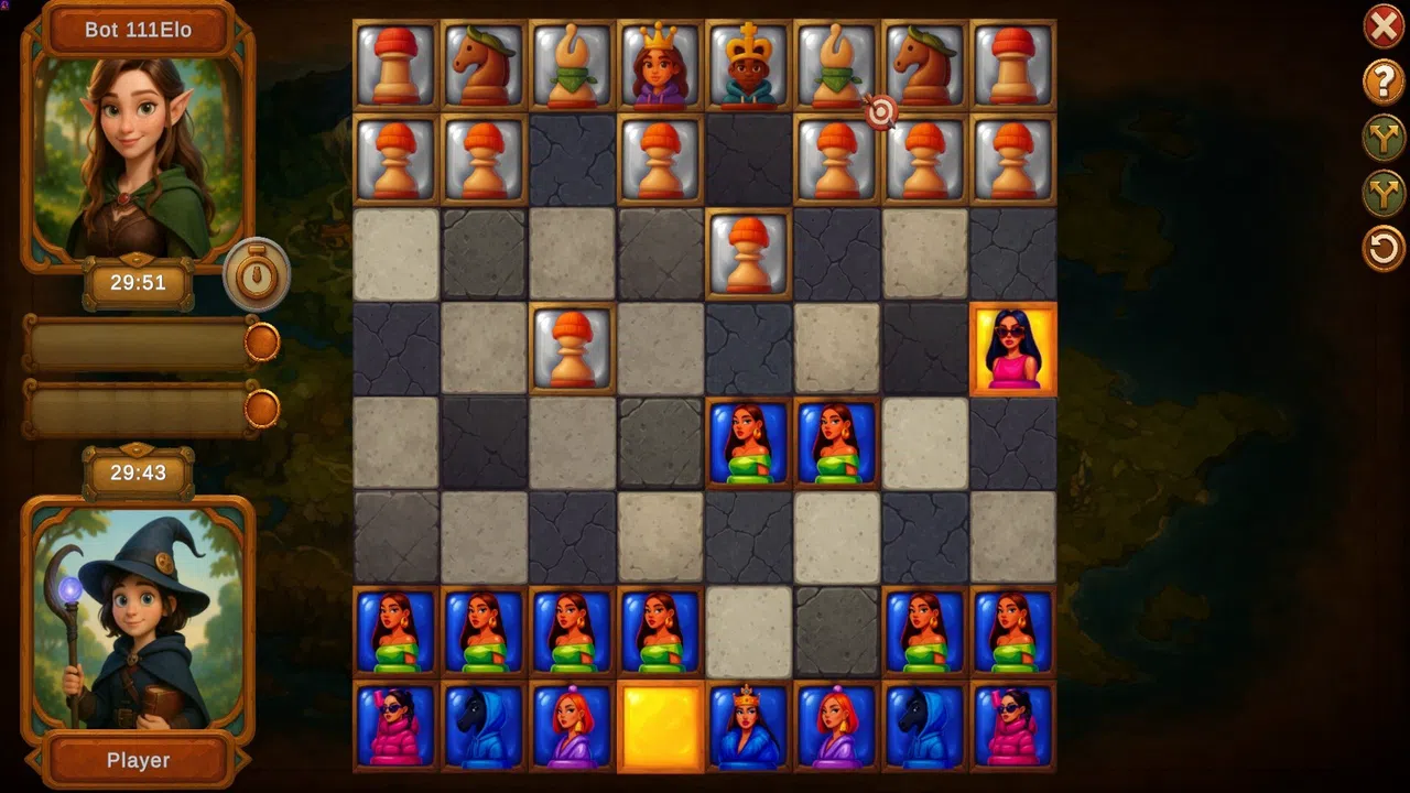 Choc Tactic 4 Chess Master - Cow Opening Screenshot 16