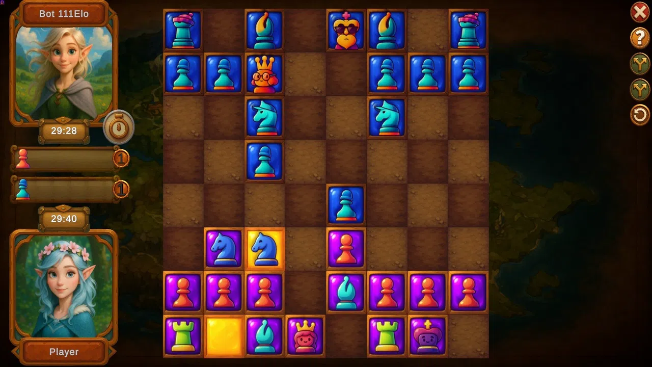 Choc Tactic 4 Chess Master - Cow Opening Screenshot 14