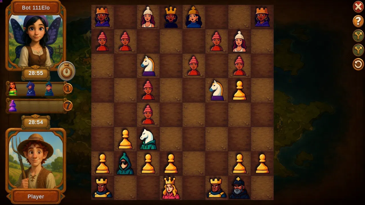 Choc Tactic 4 Chess Master - Cow Opening Screenshot 3