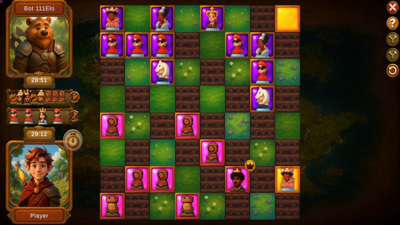 Choc Tactic 4 Chess Master - Cow Opening Screenshot 18