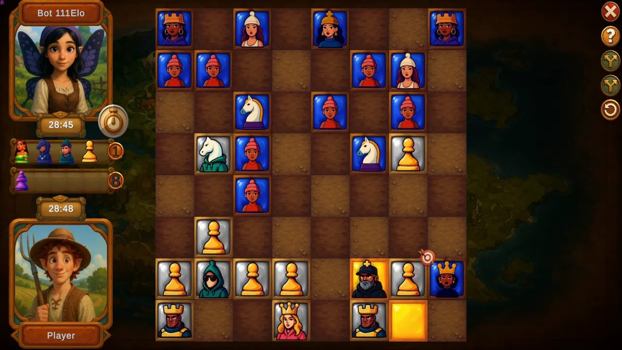Choc Tactic 4 Chess Master - Cow Opening Screenshot 10