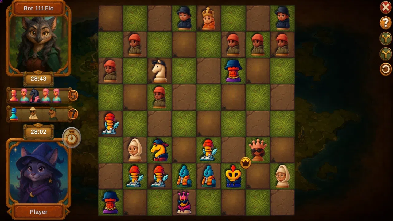 Choc Tactic 4 Chess Master - Cow Opening Screenshot 19