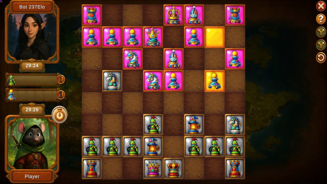 Choc Tactic 4 Chess Master - Gotham Park Screenshot 0