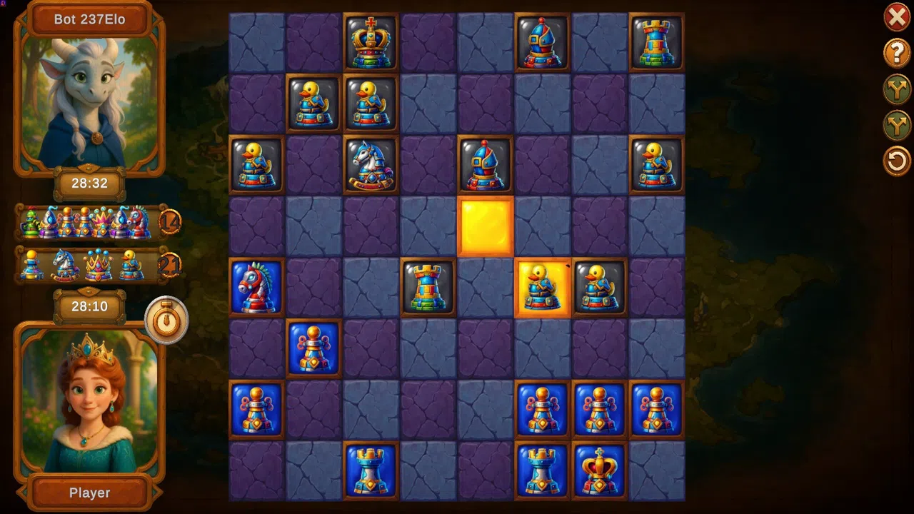 Choc Tactic 4 Chess Master - Gotham Park Screenshot 2