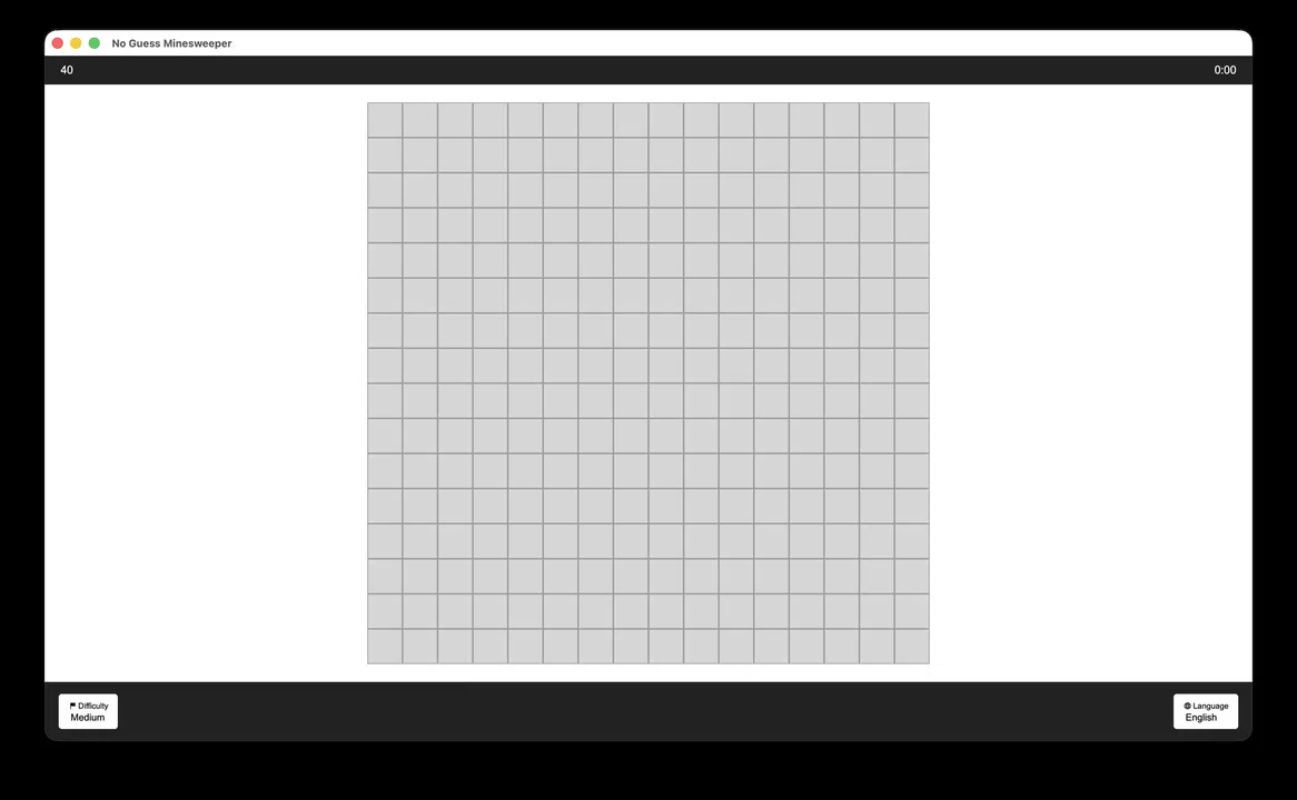 No Guess Minesweeper Screenshot 0