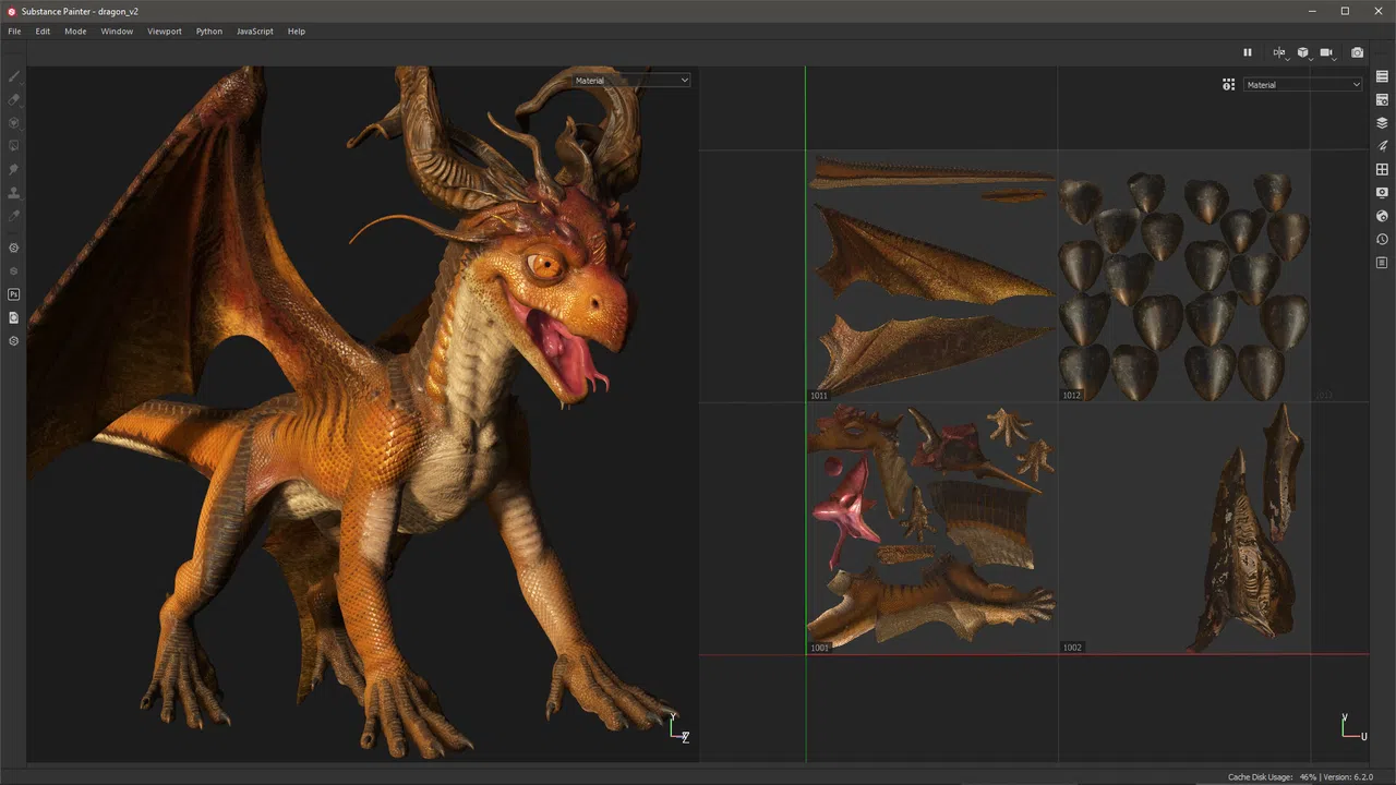 Substance 3D Painter 2021 Screenshot 2