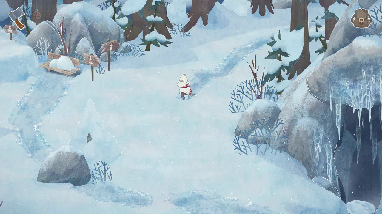 Moomintroll: Winter's Warmth - Scarf & Mittens Cosmetic Pack Screenshot 1