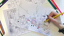 Moomintroll: Winter's Warmth - Digital coloring book Screenshot 0