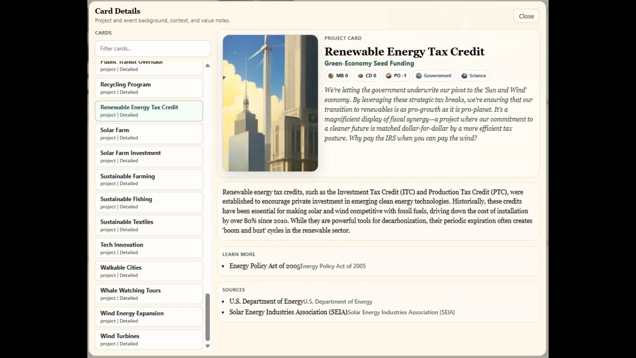 EcoMoguls Screenshot 2